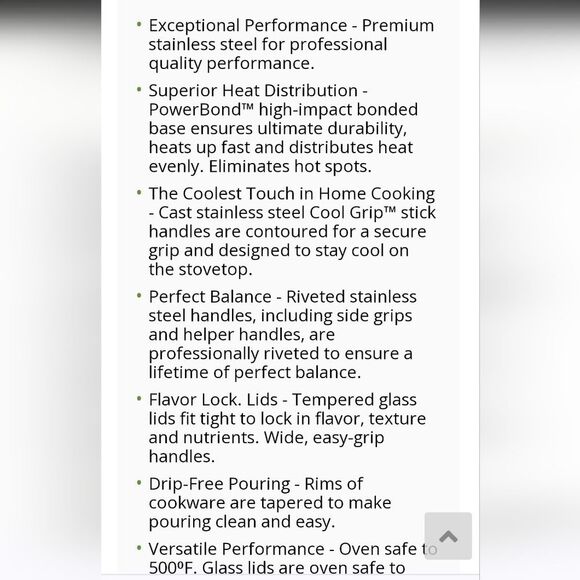 Cuisinart Kitchen Pro Induction Stainless 5 3/4QT Soup Pot w/Lid - Picture 4 of 8